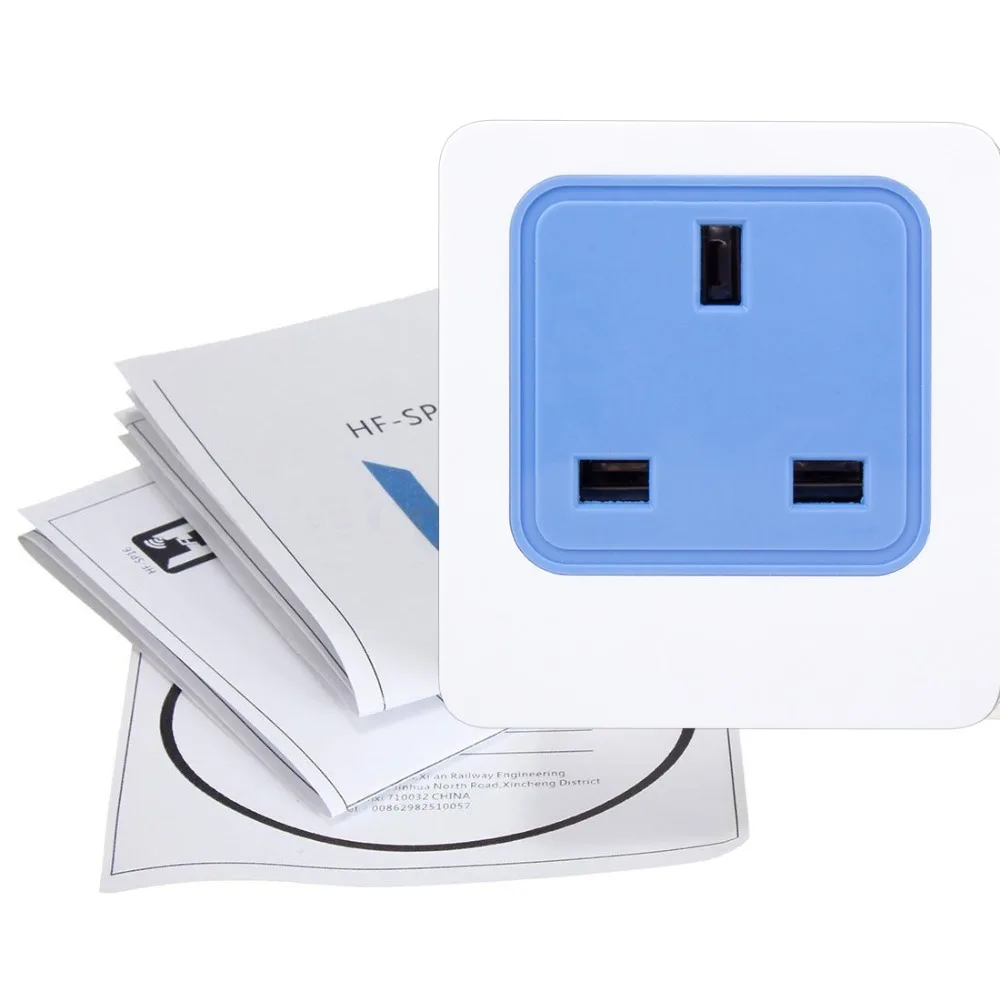 

Hot Sale UK Plug AC 90V-265V 2200W 10A Smart WiFi Power UK Socket Timer Switch Wireless Remote Control Socket High Quality