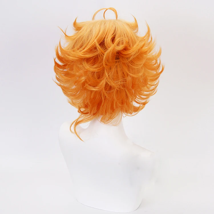 Cosplay&ware Emma Cosplay Wig Anime Yakusoku No Neverland The Promised 63194 Orange Heat Resistant Synthetic Hair Wigs & Cap -Zentai shop online HTB1vt79O3HqK1RjSZFgq6y7JXXas.jpg