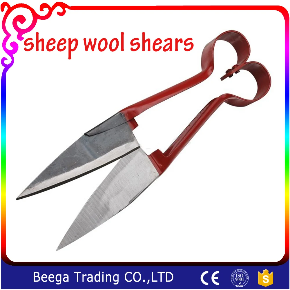 

High Carbon Steel Germany Imported Steel Scissors Pusher Manual Wool Shave Shears Lengthen Sharpen Sissor with Shipping Fee