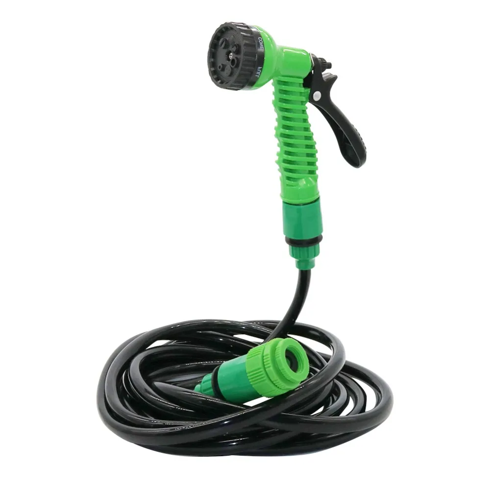 

Adjustable Water Gun kit with 5m/10m/20m 8/11mm Hose Garden Irrigation Car Wash Sprayer Car Water Spray Gun