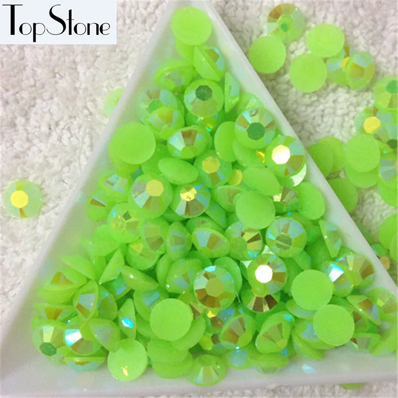 TopStone JELLY AB цвета смолы эпоксидные плоские каменные бусины 14 граней машина для