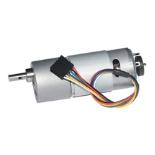 37GB555H DC Gear Motor 12V 24V 10/18/30/55/85/120/170/280/500/900 Rpm Reversible Adjustable DC Gear Motor With Encoder For DIY zga37rg 12v dc 100 rpm gear box motor 1 34 5 high torque 3500r min reversible motor