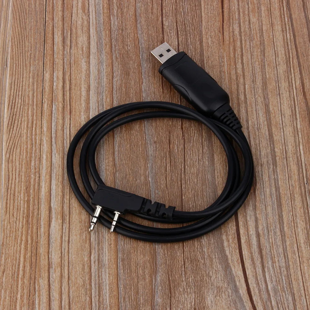Оригинальный кабель для программирования Baofeng с 2 контактами USB рации радио Kenwood UV