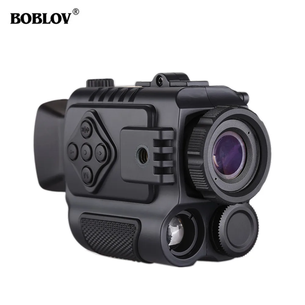 

BOBLOV P4 Digital IR Night Vision Scope Monocular 200m Range Video DVR Imagers for Hunting Camera Device