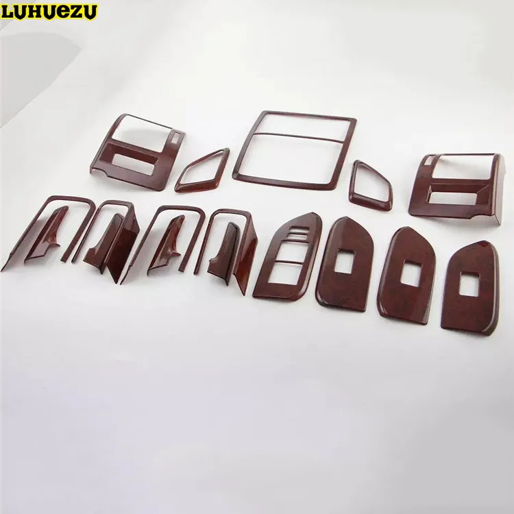 

Luhuezu For Land Cruiser Prado LC150 Left Driving Car Interior Dash Board Panel Trims Styling Cover 2010-2017 Accessories