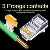 CNCOB-câble réseau perforé Cat5e, connecteur rj45, connecteur traversant le trou, 8P, 8 cœurs 100 pièces ► Photo 2/6