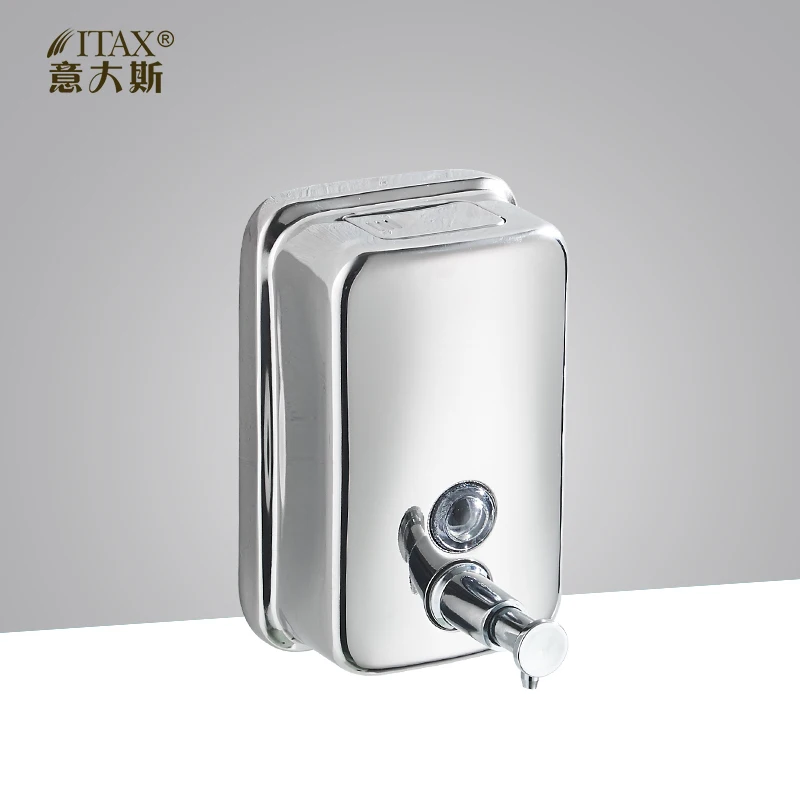 

304 Stainless steel manual soap dispenser X-2257 500ml/800ml/1000ml hand seifenspender holder home hotel kitchen soap bottle