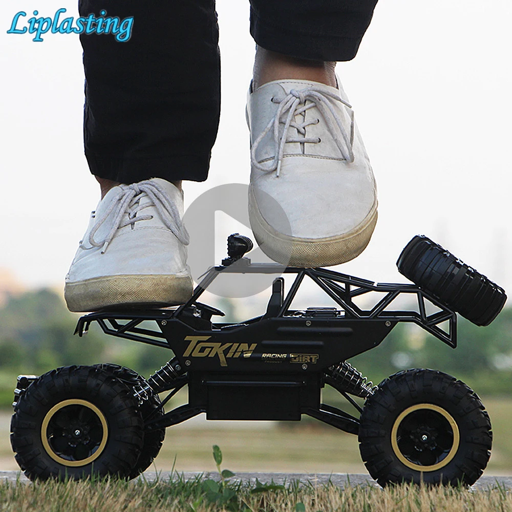 RC Car 1:16 Mini 4WD Rock Crawlers Driving Car Double Motors Drive Bigfoot Car Remote Control Car Model Off-Road Vehicle Toy