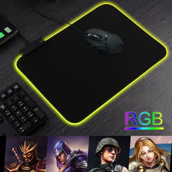 

Rubber Protector Mat Mouse Mat RGB Mouse Pad Gaming Durable Home