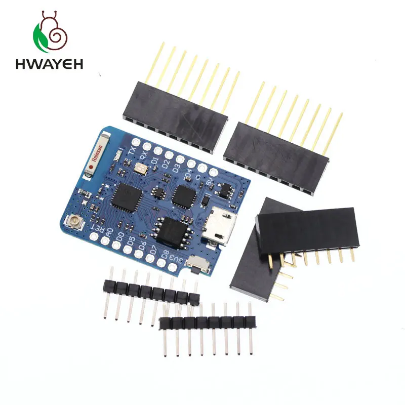 WEMOS D1 Mini Pro 16 M байт разъем для внешней антенны NodeMCU основе ESP8266 ESP-8266EX CP2104 WI-FI развитию Micro USB