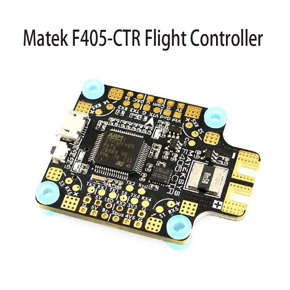 

Matek Systems F405-CTR Flight Controller Built-in PDB OSD 5V/2A BEC Current Sensor for RC Drone Quadcopter