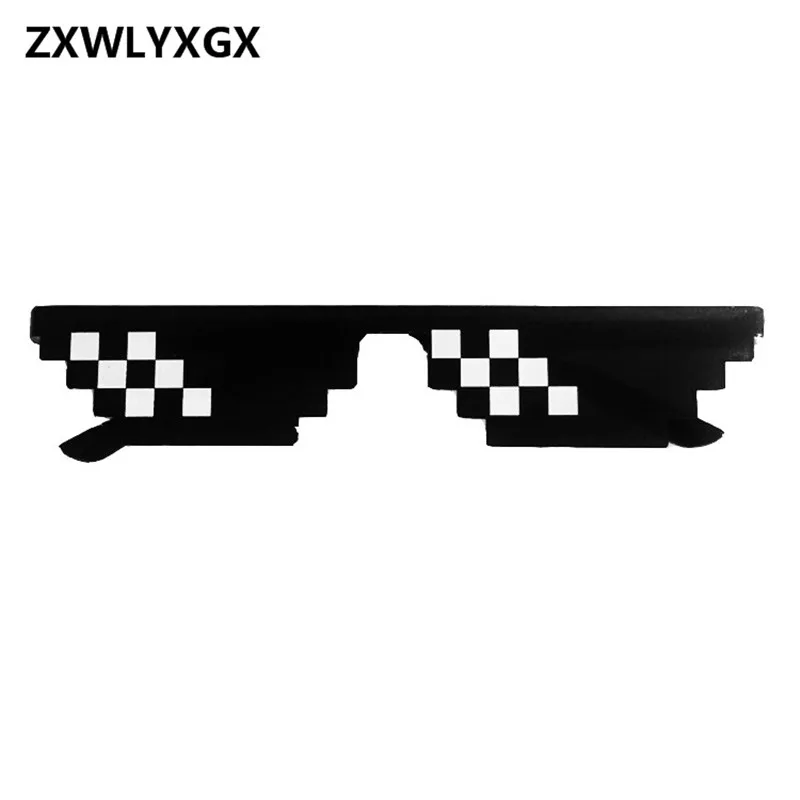 ZXWLYXGX популярные очки мозаика 8 битные пиксельные солнцезащитные MLG для женщин и