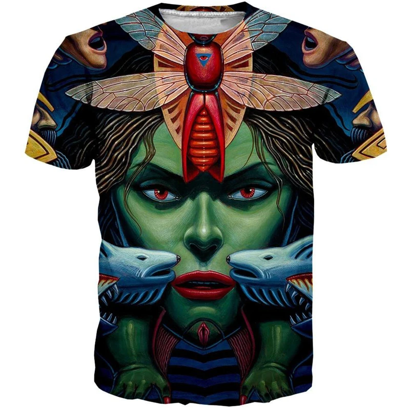 

YX Girl 2019 Summer Unisex Tops Tees THE ORACLE T-SHIRT For Men Women Short Sleeve O-neck T shirt Streetwear Dropship