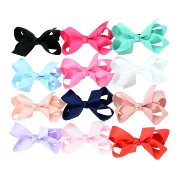 

50pcs Large dog bows Alloy Clip Dot Designs Big dog hair bows for holidays pet dog hair accessories pet grooming products