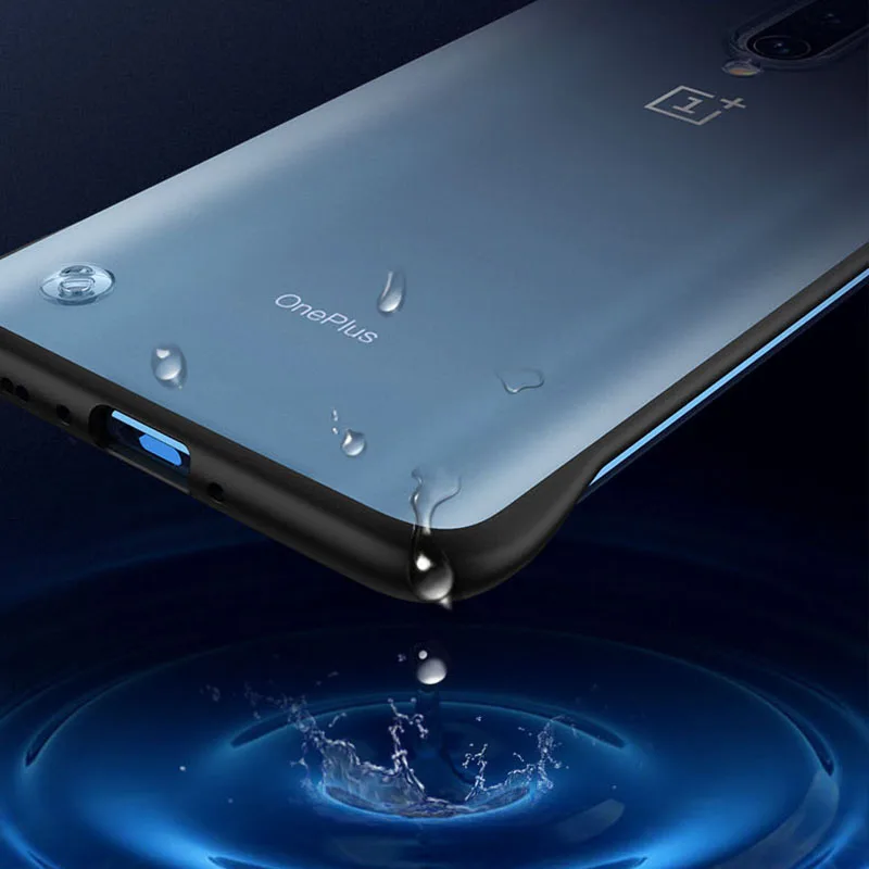 Безрамное кольцо роскошный чехол из ПУ для OnePlus 7 Pro защитный бампер с воздушной