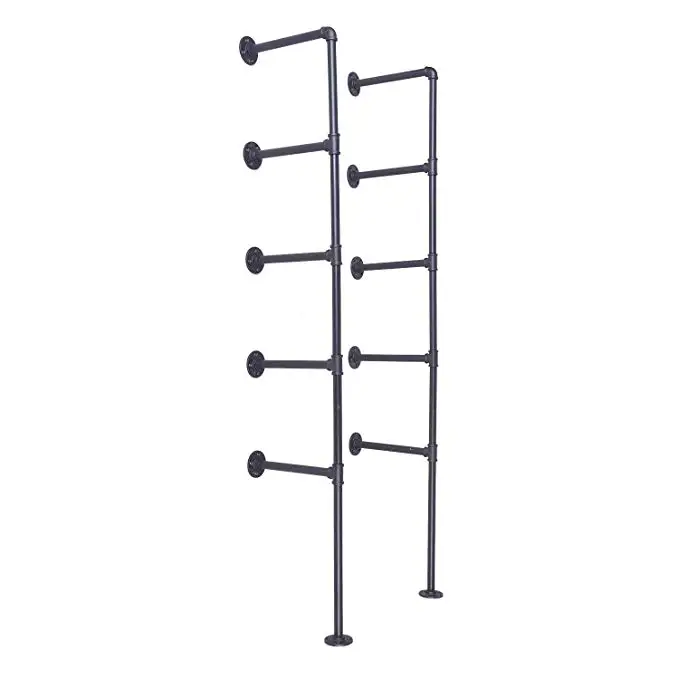 Us 84 55 5 Off Industrial Wall Pipe Shelves French Country Style Decorative Pipe Bookshelf Rustic Diy Ceiling Five Layer Pipe Shelf Brackets In Wind