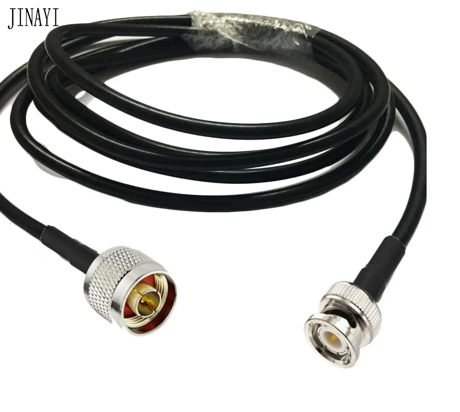 N male to BNC male connector Coaxial Cable RG58 50 3 1m 3m 10m 5min