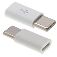 Горячая распродажа! 5 шт./партия USB 3,1 type C штекер для Micro 5Pin USB Женский адаптер type-C Конвертер Разъем USB-C белый