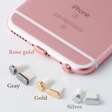 Сплав металла наушников Анти Защита от пыли ухо наушник Кепки для iPhone 7 pluggy 6 6 S плюс 5 5S se сотовый телефон штекер наушников