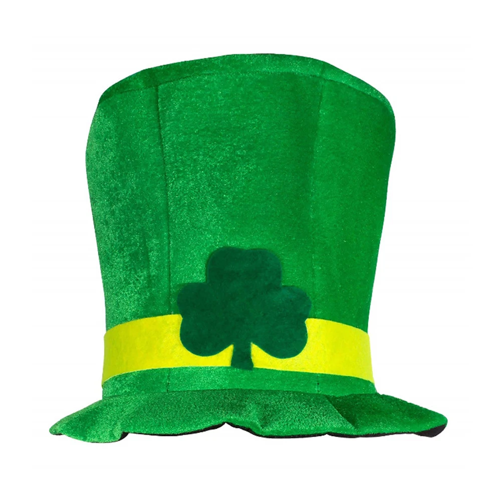 Saint Patricks St Shamrock Green Bowler Hat Fancy Dress Ireland Irish Clover