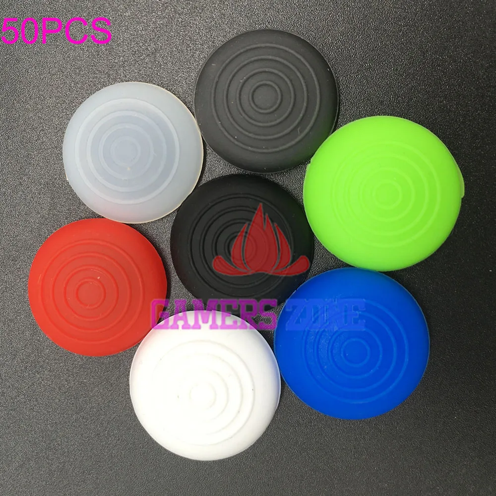 

50PCS Colorful Silicone Analog Controller Thumb Stick Grips Cap Cover For PS3 PS4 Xbox 360