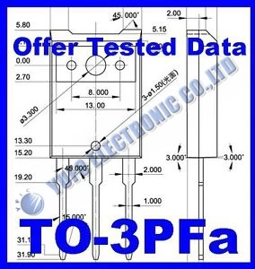 

Free Shipping One Lot 2pcs 2SB966 + 2pcs 2SD1289 Complementary Transistor (100% NEW)