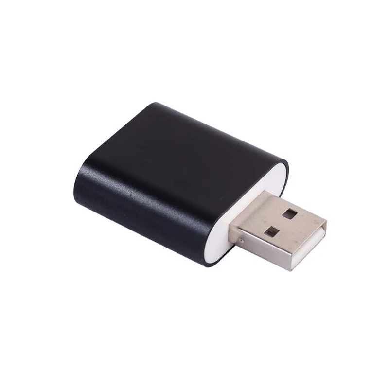 Алюминий 7 1 канала USB внешний звук стерео аудио адаптер Звуковая карта |