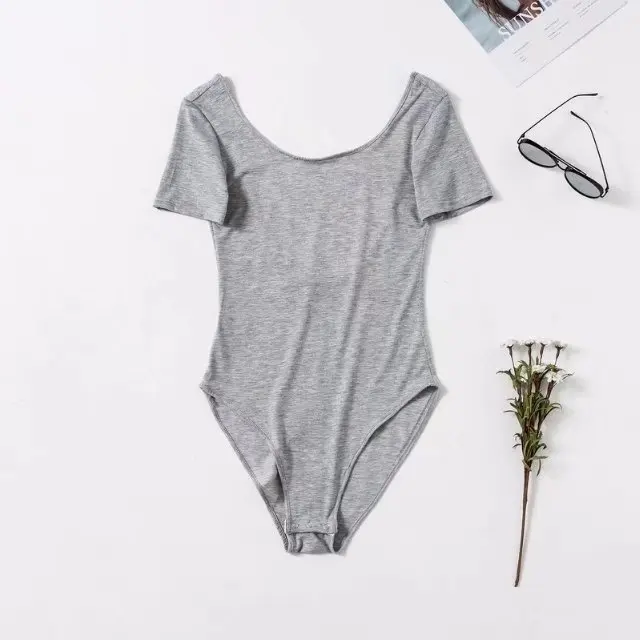 Jellpe short sleeve bodysuits women summer open back sexy vintage halter bodysuits ladies chic preppy bodysuits Jellpe short sleeve bodysuits women summer open back sexy vintage halter bodysuits ladies chic preppy bodysuits