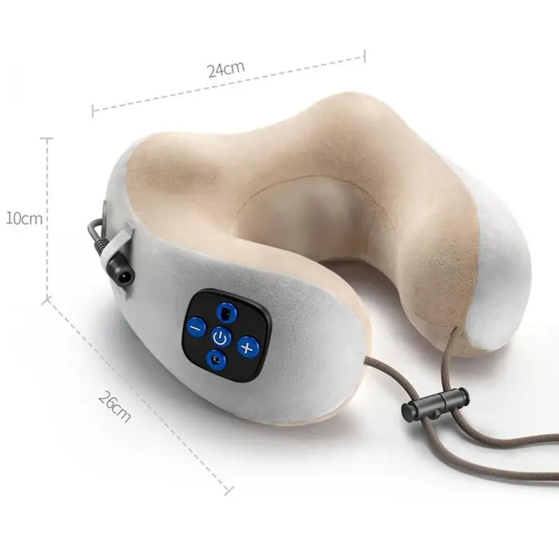 

Massage U-Shaped Pillow Multi-Function Shoulder and Cervical Vertebra Electric Outdoor Portable Car Health Care Airplane Travel