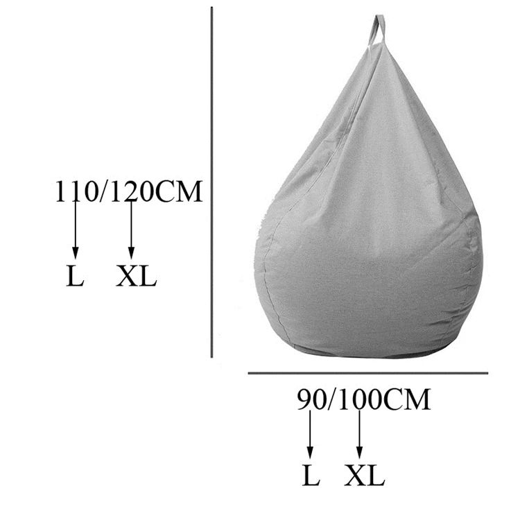 Диван-мешок, чехлы для диванов, стулья, пуф, слоеная льняная ткань, ленивый мешок, диваны, без наполнения, кресло для шезлонга, татами, мебель для гостиной