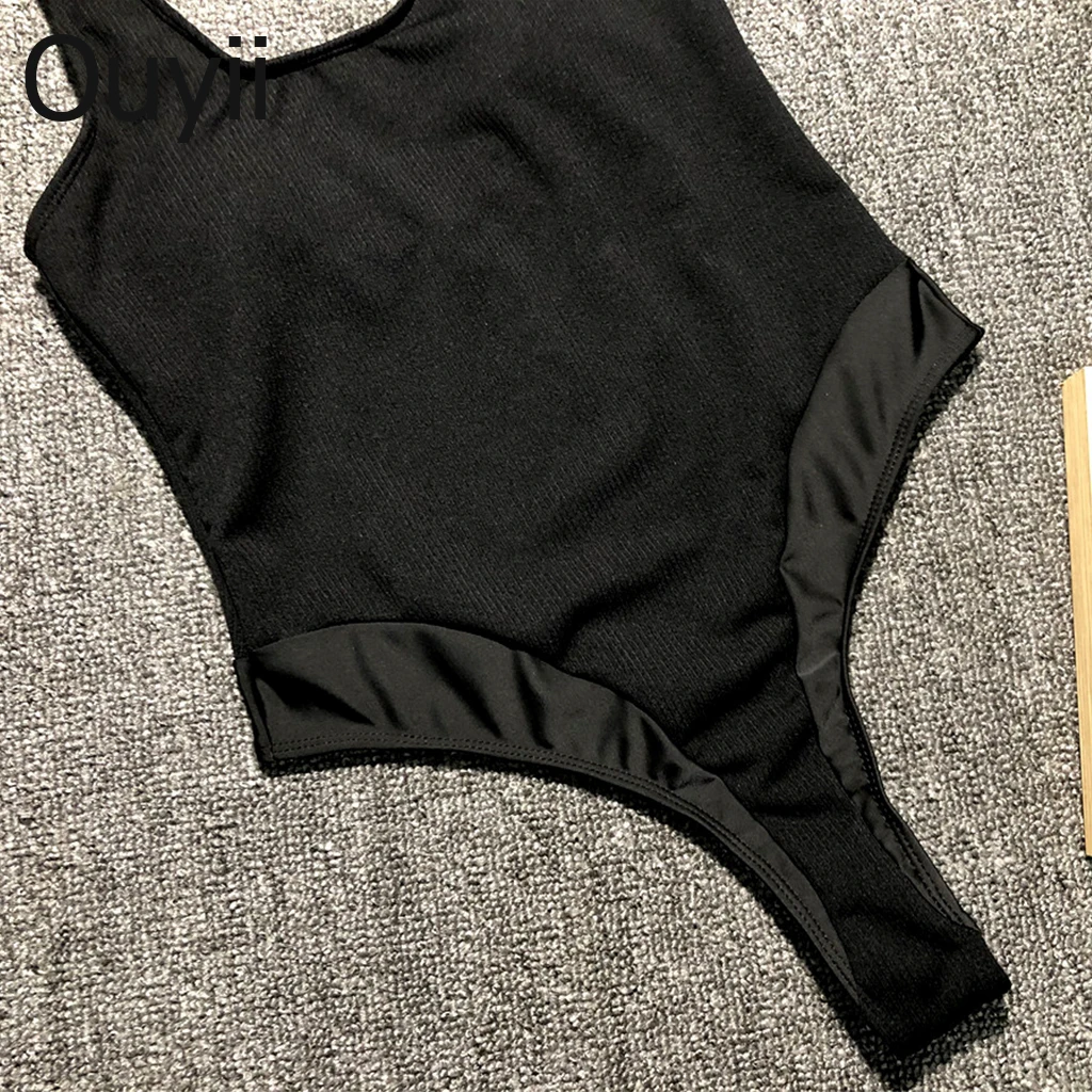 2019 New One-piece Swimsuit Solid Color Bikini Summer Hot Women s Swimwear Slim Sexy Bikini One-piece Swimsuit