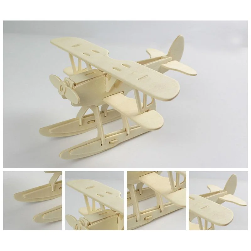 Wooden Toys 3D Wooden Puzzle Games Helicopter Tank Vehicle Car Puzzles Educational Toys  For Children  Adult  Christmas Gift (9)
