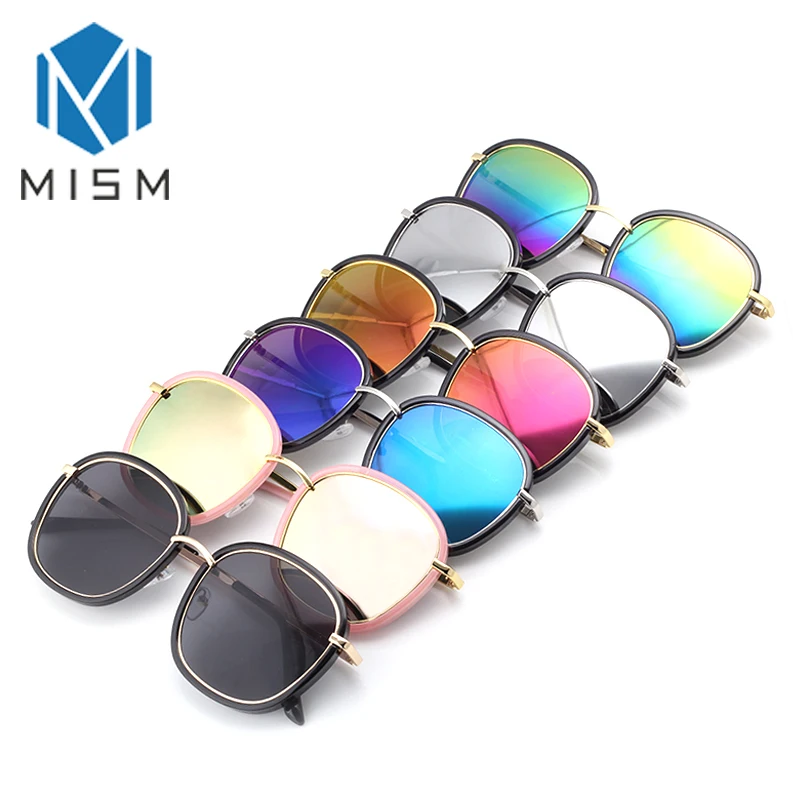 

C MISM 2019 Shield Woman Sunglasses Metal Frame Colorful Coating Eyewear Sun Glasses Unisex Shade Eye Glasses