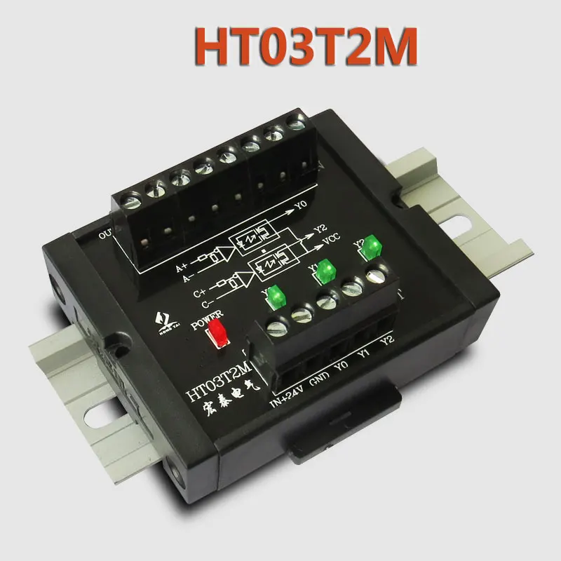 3 or 4 channels Differential to Push-pull HTL TTL Signal PNP/NPN Converter for Encoder to PLC counters 2MHz