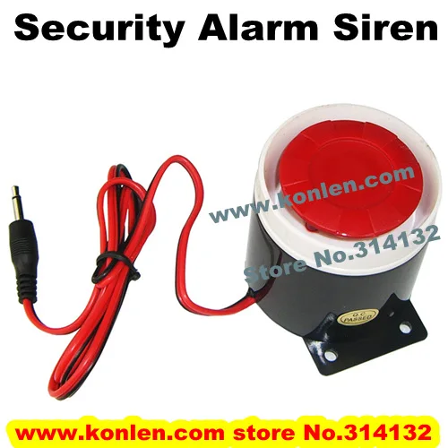 Звуковая сирена в 12В 220ма для системы охранной сигнализации|alarm smartphone|horn bowlhorn cover |