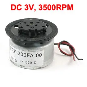 

Uxcell(R) Hot Sale 1Pcs DC 3V 3500RPM 2 Wire Connector DVD Drive Micro Motor w CD Holder