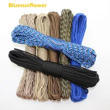 112 colors Paracord 550 Paracord Parachute Cord Lanyard Rope Mil Spec Type III 7Strand 100FT Climbing Camping survival equipment