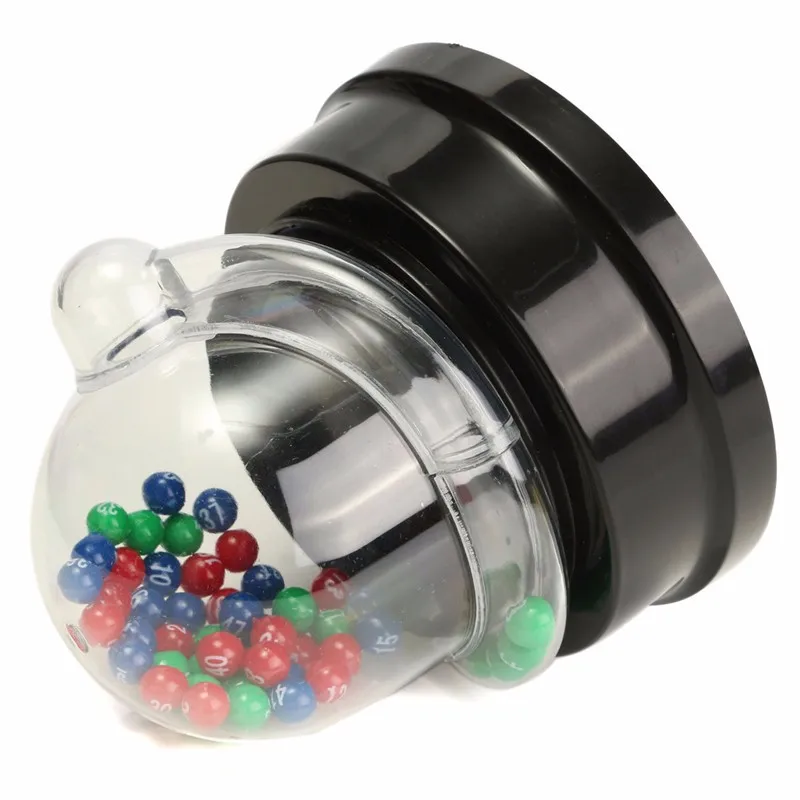  Hot Sale Party Games Electric Lucky Number Picking Machine Mini Lottery Bingo Games Shake Lucky Bal