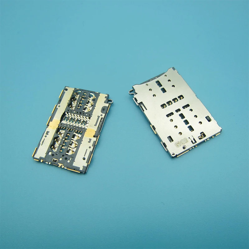 

1pcs sim card reader slot tray holder connector port For Huawei honor 8 FRD-AL00 DL00 V8 KNT-TL10 6A DLI-AL10 memory sd