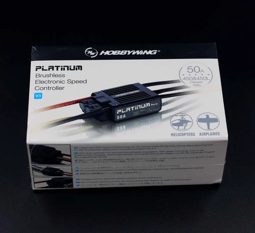 Hobbywing Platinum 50A 100A V3 Electric Regulator Box Spot Package