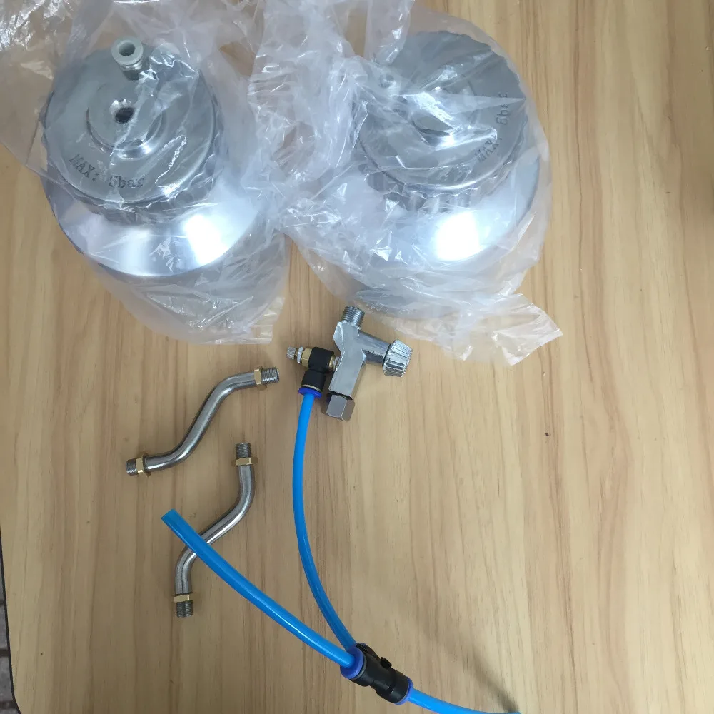 

SAT1200-A sprayer accessories with two cup and air hose for high pressure chrome paint gun tool
