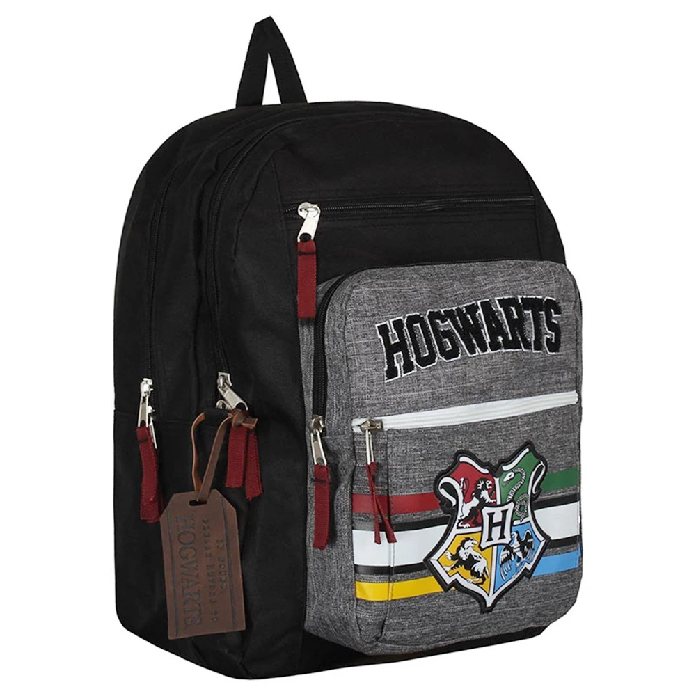 

Harry Potter Kids Hogwarts Backpack Student Bag backpack men women Gray color High quality oxford cloth backpack school