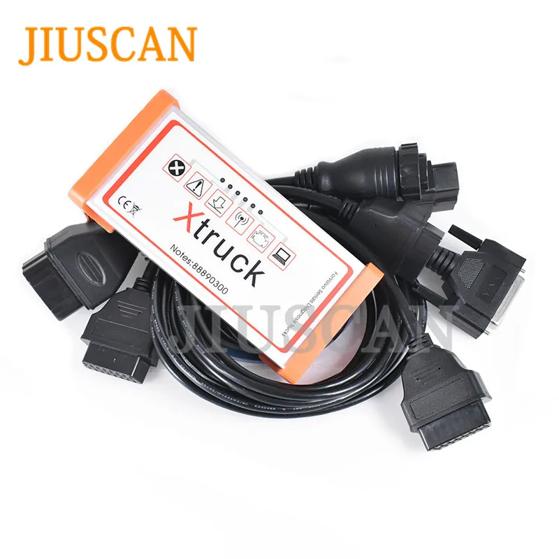 JIUSCAN Xtruck Y1 VOCOM 88890300 для тяжелого экскаватора грузовик гусеничный погрузчик с новой и старой версией программного обеспечения и кабелей