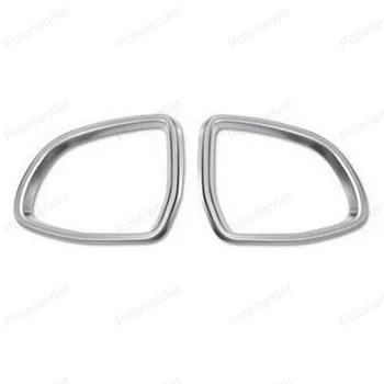 

New 2PCS Car Styling ABS Chrome Rear View Mirror Frame Cover Trim Fit for BMW X5 X6 F15 F16 2014 2015 2016
