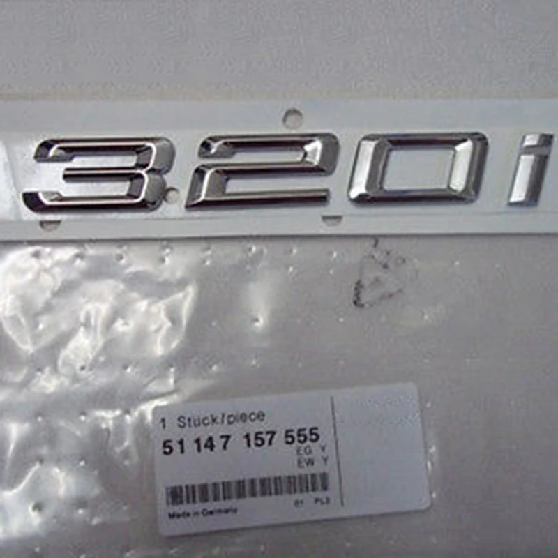 Автомобильная Задняя эмблема Оригинальный OEM 320i Для Седана BMW E21 E90 E46 E36 E30 F30|emblem