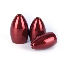 Вольфрам Пуля червь Вес листать рыболовное грузило приманка рыбалка аксессуар красный