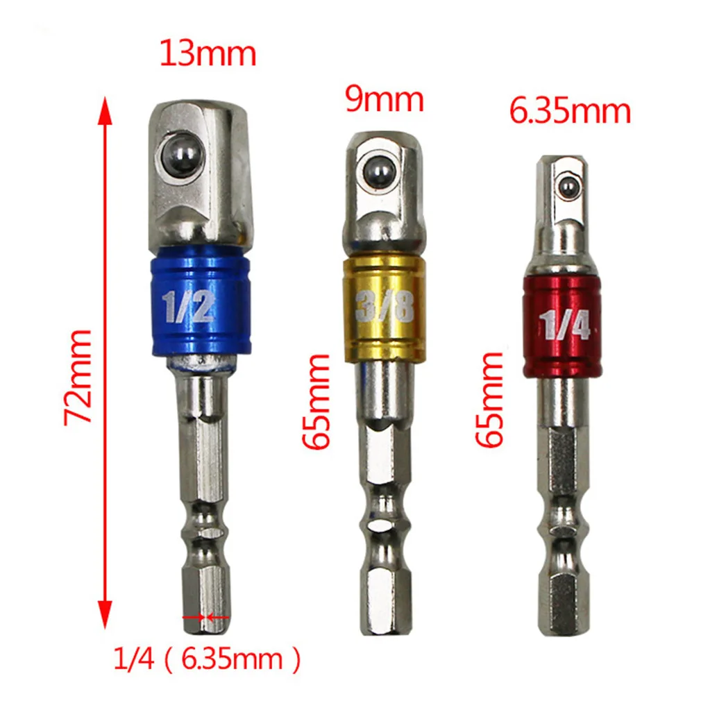 1/4 &quot3/8&quot 1/2 &quotшестигранный гаечный ключ рукав удлинитель бар привод мощность