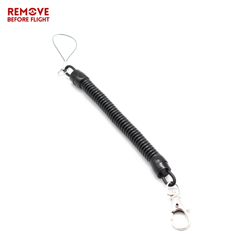 

Plastic Elastic Stretchy Elastic Swipe Badge Spring Coil Lobster Clip Keychain Cellphone Snap Hook Cord Spring Coil Key Chain