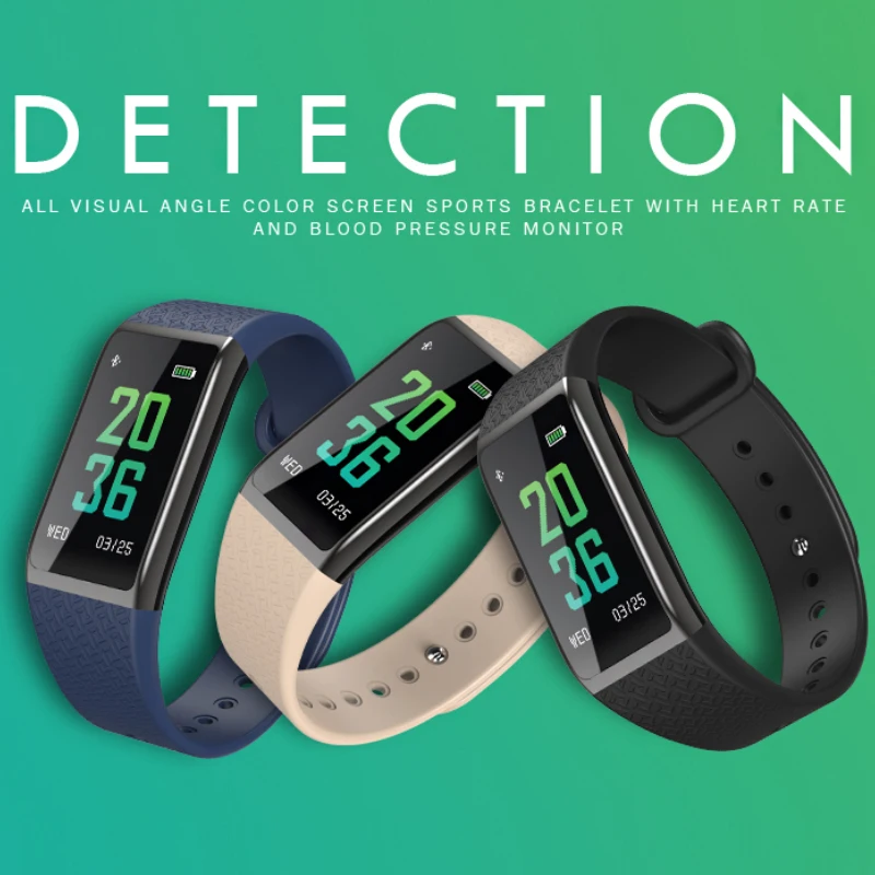 Chiclits Smart Band Wristband B25 0.96 IPS Color Screen Blood Oxygen Pressure Measurement Heart Rate Monitor New Smart Watch (1)