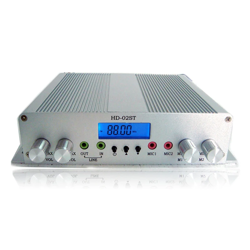 15W/ 25W FM radio transmitter stereo PLL broadcast station 88MHz108MHz